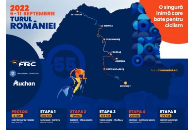 Turul Ciclist al României 2022 va fi transmis în 50 de țări!
